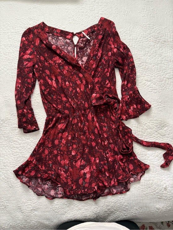 Free People Pants - Free People "All The Right Ruffles" romper
